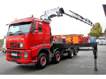 Camión caja abierta, Camión grúa Volvo FM 480 8x2 Pritsche + FASSI F800XP Kran 6x: foto 3