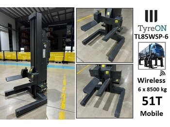 Equipo de taller TL85W-6 51T wireless - 6 x 8,5 T - battery 24V DC / 3 kW per column - Spark proof, welding, cutting and grinding: foto 2