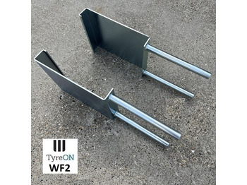 Equipo de taller WF2 wheel forks for vehicles with different track widths like ride-on lawn mowers - suitable for tyreON TL10E - Set of 2 pieces: foto 3