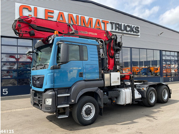 Cabeza tractora MAN TGS 33.480 6x6 Euro 6 Palfinger 27 Tonmeter boomkraan: foto 2