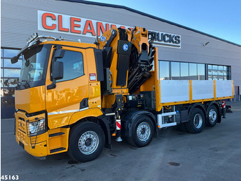 Camión grúa Renault C 380 8x2 Euro 6 Effer 95 Tonmeter laadkraan + Fly-Jib Just 39.453 km!: foto 3