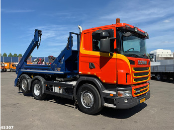 Camión portacontenedor de cadenas Scania G 440 6x2 Meiller 16 Tons portaalarmsysteem: foto 4