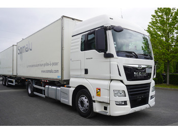 Camión caja cerrada MAN TGX 18.430 / 18 EPAL box / Fruehauf 18 EPAL box trailer / 2021: foto 5
