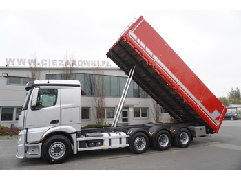 Camión caja abierta MERCEDES-BENZ Actros 3563 8x4 / Tipper for grain 20 t load capacity: foto 4