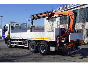 Camión caja abierta, Camión grúa RENAULT C380 / 6x4 / HDS Palfinger PK 18002-EH 6000 kg: foto 3