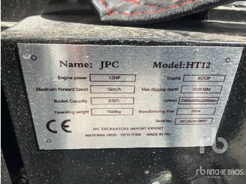 Miniexcavadora nuevo JPC HT12 (Unused): foto 5