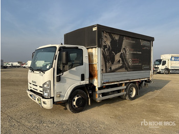 Camión lona 2014 Isuzu NPR 75 4x2 Curtain Side Truck: foto 2