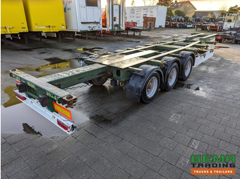 Semirremolque portacontenedore/ Intercambiable Krone SD 27 3-Assen BPW Backslider - DrumBrakes - 20 2x20FT/30/40FT - 10+ Units in Stock (O1931): foto 3