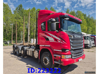Camión forestal SCANIA R620 - 8x4 - Steering axle: foto 4