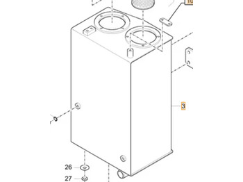 Depósito hidráulico CASE