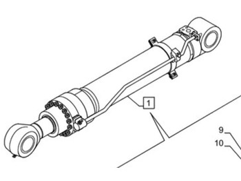 Cilindro hidráulico CASE