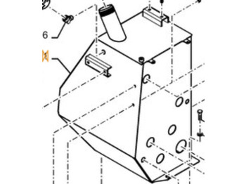 Depósito hidráulico CASE
