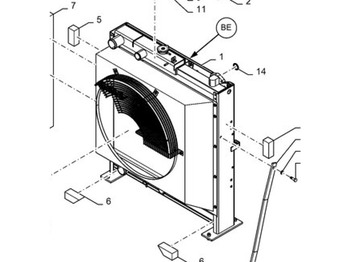 Radiador CASE