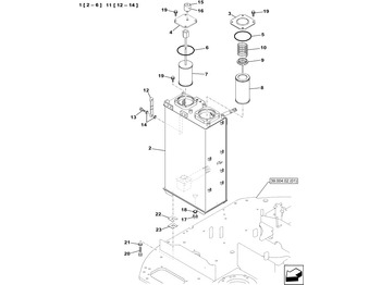 Depósito hidráulico CASE