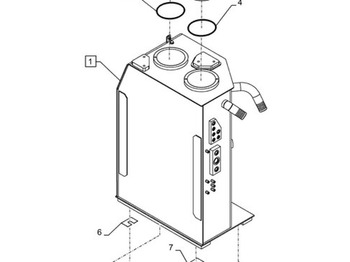 Depósito hidráulico CASE