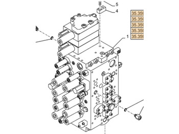 Válvula hidráulica CASE