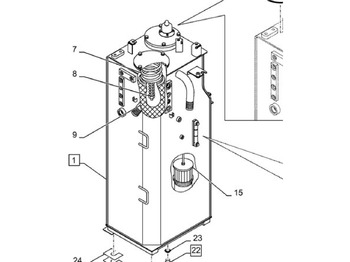 Depósito hidráulico CASE