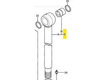 Cilindro hidráulico HITACHI