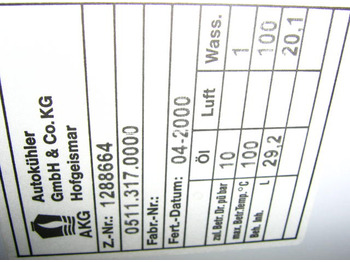 Radiador NEW HOLLAND