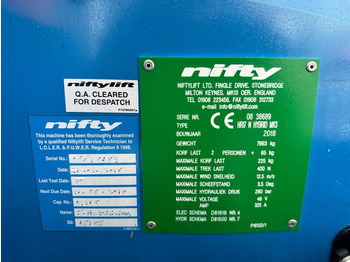 Plataforma elevadora Niftylift hr17 N Hybrid SOLD: foto 3