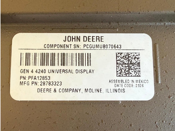 Herramienta/ Equipo JOHN DEERE