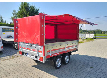 Remolque plataforma/ Caja abierta nuevo TEMARED 2osie 750kg straż strażacka pożarnicza: foto 2