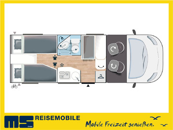 Autocaravana perfilada Chausson S 697 FIRST LINE / - 2026 - /  EINZELBETTEN: foto 2 Autocaravana perfilada Chausson S 697 FIRST LINE / - 2026 - /  EINZELBETTEN: foto 2