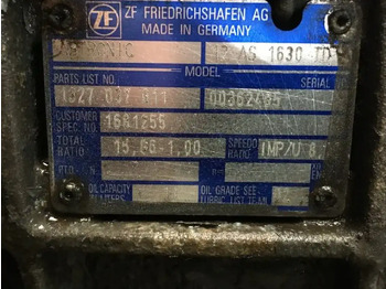 Caja de cambios y piezas para Camión DAF Versnellingsbak 12AS1630 TD: foto 3