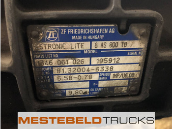 Caja de cambios y piezas para Camión MAN Versnellingsbak 6 AS 800 TO: foto 5 Caja de cambios y piezas para Camión MAN Versnellingsbak 6 AS 800 TO: foto 5