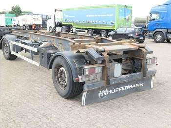 Remolque portacontenedore/ Intercambiable Huffermann HSA 18.70, Container, Schlitten, SAF, Luftfed.: foto 2 Remolque portacontenedore/ Intercambiable Huffermann HSA 18.70, Container, Schlitten, SAF, Luftfed.: foto 2