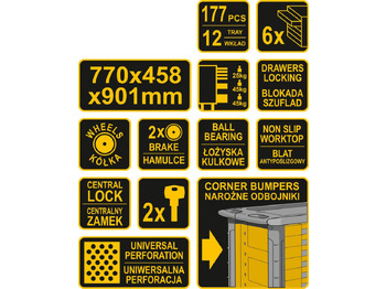 Equipo de taller nuevo Werkzeugwagen: foto 5