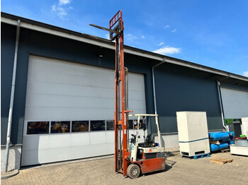 Carretilla elevadora eléctrica Nissan N01L18U 1.8 ton Triplex Freelift Sideshift Elektra Heftruck Accu 2016 !: foto 2