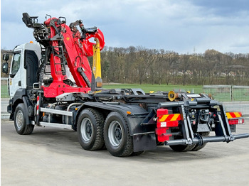 Camión multibasculante, Camión grúa Renault KERAX 460 DXI * ABROLLKIPPER  * EPSILON Q170Z69: foto 4