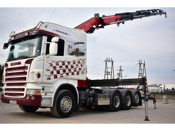 Cabeza tractora Scania R 480 8x4 FASSI 455 EURO 5 KRAN CRAN: foto 2
