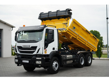 Camión volquete Iveco STRALIS X-WAY 480 / 6x4 / WYWROTKA DWUSTRONNA /  HYDROBURTA / BO: foto 2