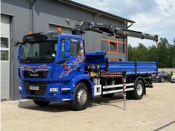 Camión volquete MAN MAN TGM TGL TGS 18.250 // E6 // wywrotka + HDS HMF z pilotem //: foto 2 Camión volquete MAN MAN TGM TGL TGS 18.250 // E6 // wywrotka + HDS HMF z pilotem //: foto 2