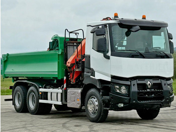 Camión volquete, Camión grúa Renault C 430 *KIPPER 5,10 m + PK 16001 - K B* 6x4: foto 4 Camión volquete, Camión grúa Renault C 430 *KIPPER 5,10 m + PK 16001 - K B* 6x4: foto 4