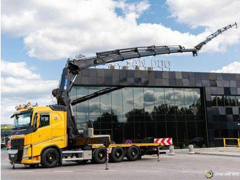 Camión caja abierta, Camión grúa Volvo FH 540 8x4 HMF 6020 Fly Jib Winch: foto 4