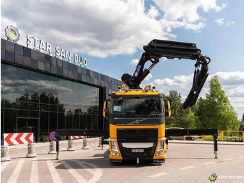 Camión caja abierta, Camión grúa Volvo FH 540 8x4 HMF 6020 Fly Jib Winch: foto 3