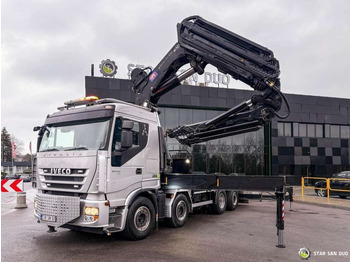 Camión grúa Iveco  STRALIS AS320S50Y 8x2 HMF 8520-0K6 FLY JIB Winc: foto 2