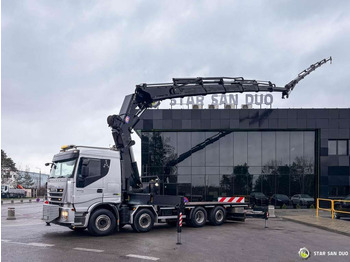 Camión grúa Iveco  STRALIS AS320S50Y 8x2 HMF 8520-0K6 FLY JIB Winc: foto 3