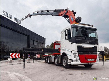 Camión grúa Volvo  FH 550 8x2 HMF 8520 FLY JIB Winch Crane Euro 6: foto 3