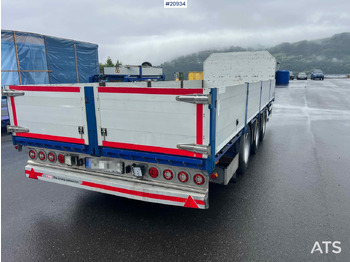 Remolque plataforma/ Caja abierta Konar 3 akslet plankjerre: foto 4