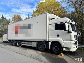 Camión caja cerrada MAN MAN TGS 35.480 8x2 Skapbil m/ Full sideåpning.: foto 4