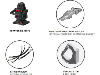 Cuchara de mordazas para Grúa para camión nuevo Clamshell bucket with sidewalls BV-L 400: foto 3 Cuchara de mordazas para Grúa para camión nuevo Clamshell bucket with sidewalls BV-L 400: foto 3