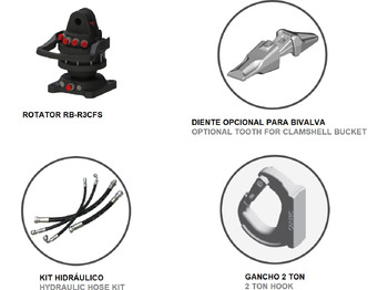 Cuchara de mordazas para Grúa para camión nuevo Clamshell bucket withouth side-walls BV-MR 50: foto 3 Cuchara de mordazas para Grúa para camión nuevo Clamshell bucket withouth side-walls BV-MR 50: foto 3