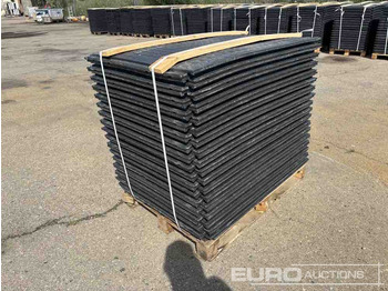 Equipo de construcción Pallet of Plastic Connectable Road Plates, 1200x800x28mm, 22kg per Plate (35 of): foto 4