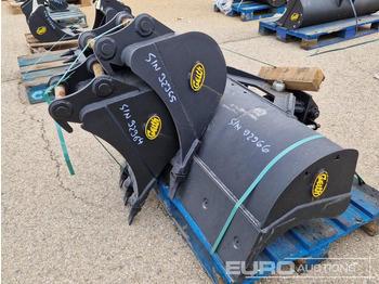 Cazo nuevo Unused 2024 Geith AT2.8R-1200SR 48" Tilt Ditching Bucket, H03-0450 18" Digging Bucket, H03-0300 12" Digging Bucket 35mm Pin to suit Mini / Conjunto Cazos Excavator: foto 4
