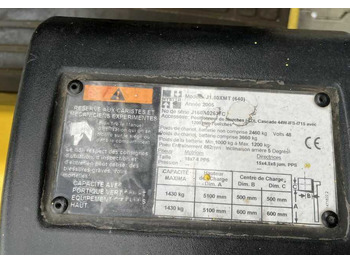 Carretilla elevadora eléctrica Hyster J1.80XMT: foto 4 Carretilla elevadora eléctrica Hyster J1.80XMT: foto 4