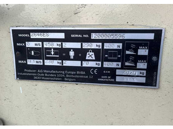 Leasing de  JLG 2646ES JLG 2646ES: foto 4